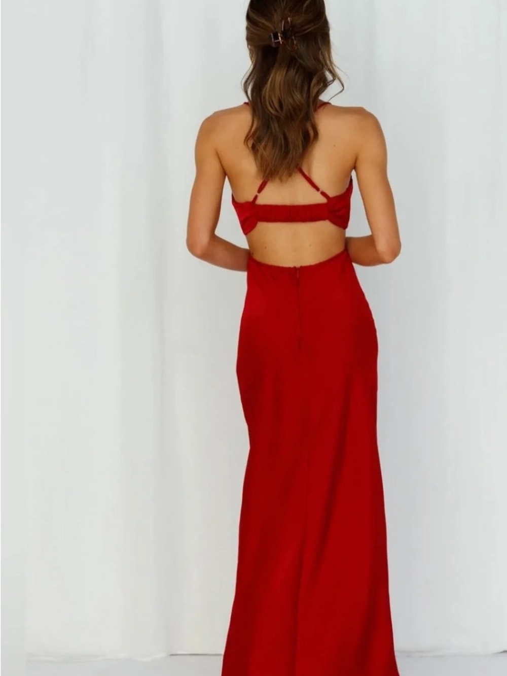 Hello Molly - Cut out Midi Slip Dress - Picture 2 of 4